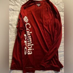 Men’s columbia collegiate PFG long sleeve